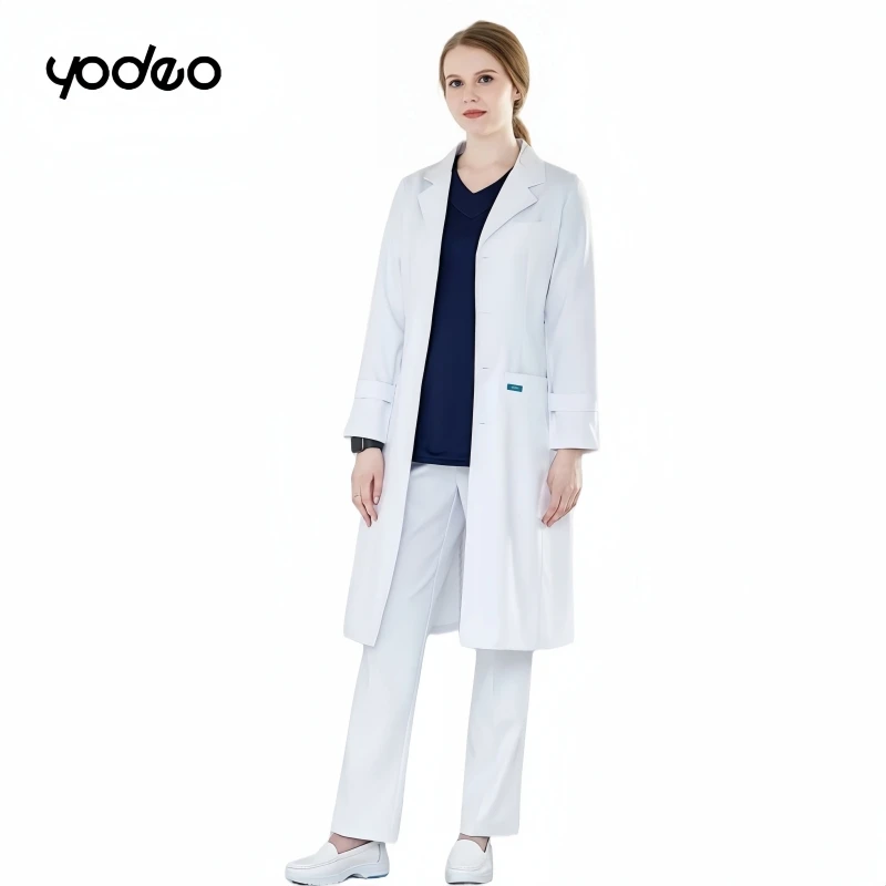 Blouse de Laboratoire Blanche à Manches Courtes, Vêtements de Travail de Style Coréen, 600 Médecin UC, Chirurgie Plastique Buccale et Dentaire, Hôpital, Salon de miles