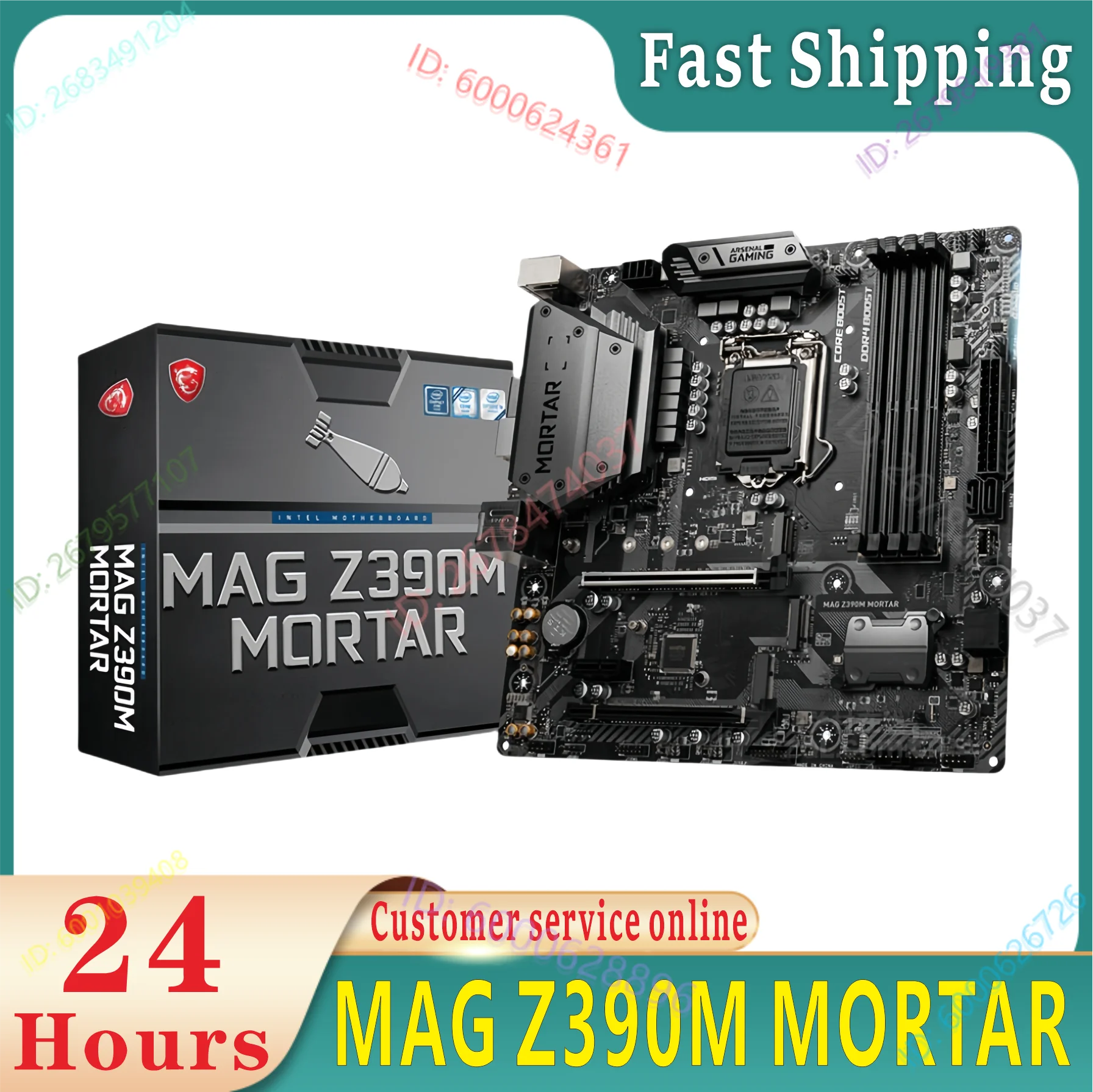 

Brand new original MAG Z390M MORTAR 128GB LGA 1151 DDR4 Micro ATX Z390