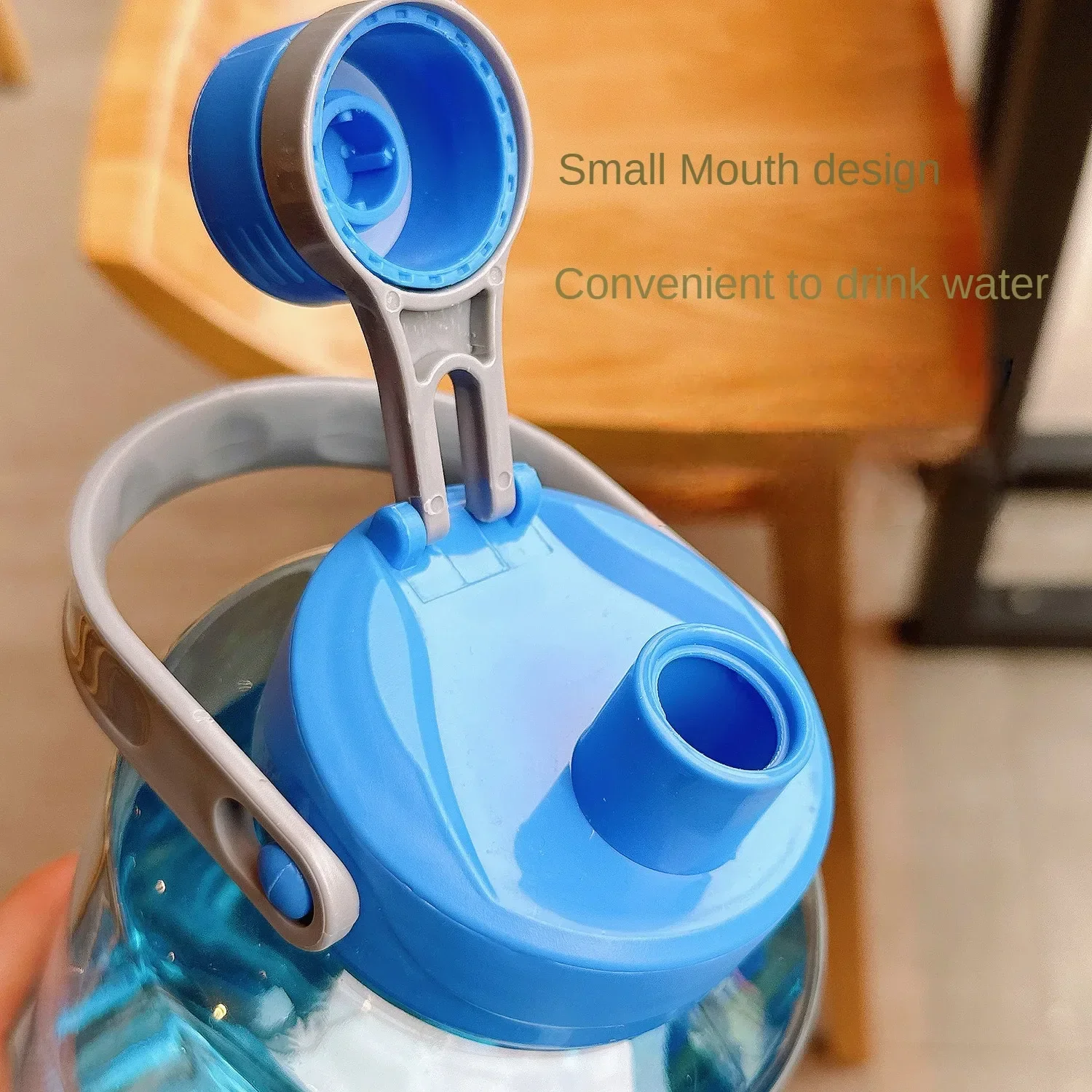 1500ml-2000ml Large Capacity Plastic Water Bottle Outdoor Women'S And Men'S Sports And Fitness  Belt Handle Summer Explosion-Pro