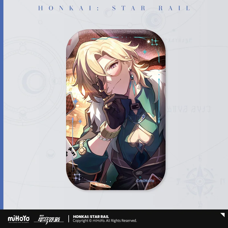 Game Honkai: Star Rail Offical Badge Sparkle Himeko Badges ACGN Goods Bag Decor Birthday Gifts Collection Men Woman