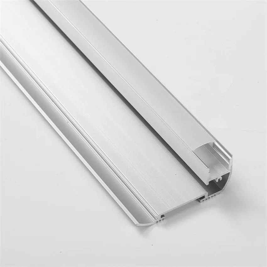 

1m/pcs LED Aluminum Profile Step Extrusion Black Anodized Aluminum Stair Nosing