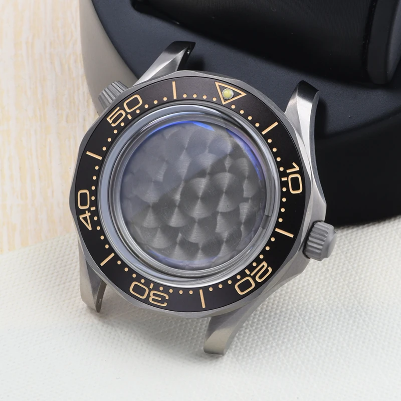 

HEIMDALLR Watch Case Titanium Case Seahorse 007 Suitable for NH35A/NH36A Automatic Movement Dive Watch case Sapphire Glass