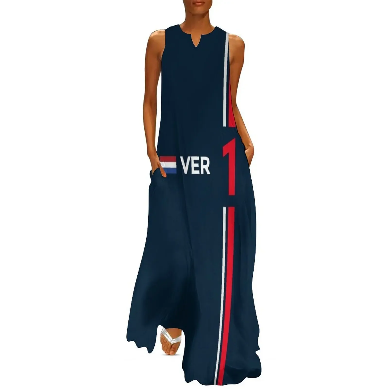 

F1 2022 - #1 Verstappen Long Dress Woman clothes women clothes dresses summer Dress