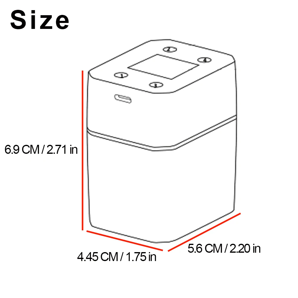 Universal Smart Battery Charger 4 Slots Independent Mixed Charging for Li-ion Ni-MH AA & AAA  Rechargeable Batteries