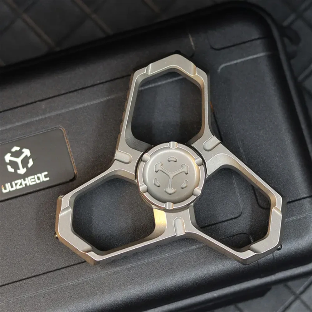 JUZHEDC Field EDC Fidget Spinner Metal Anti Stress Toys for Calming Focus ADHD Fidget Slider Autism Sensory Focus Fidgeting Toys