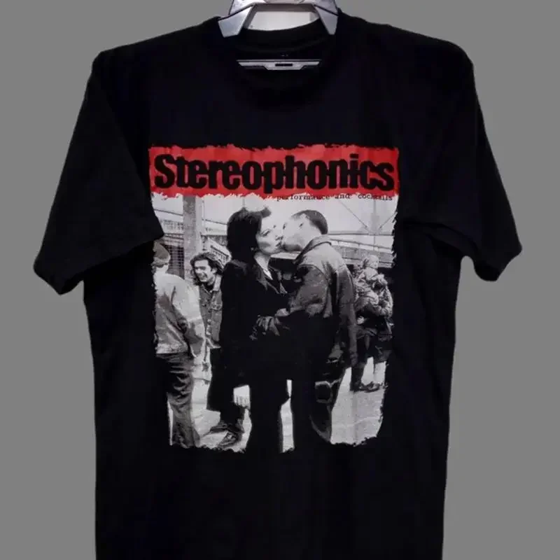 Stereophonics T Shirt New Black Short Sleeve All Sizes S To 5Xl Xy560