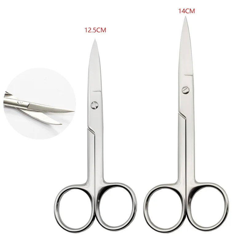 Medical Surgical Scissors Steel Small Nail Tools Eyebrow Nose Hair Cut Manicure Makeup Professional Beauty Accessories