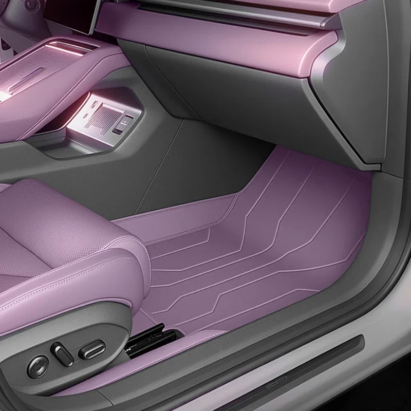 مخصص نابا الجلود المضادة للانزلاق لمازدا CX-6E EZ-60 2026-Presen سيارة القدم حماية حصيرة السيارات الفاخرة مقاوم للماء وسادة أرضية ملحق