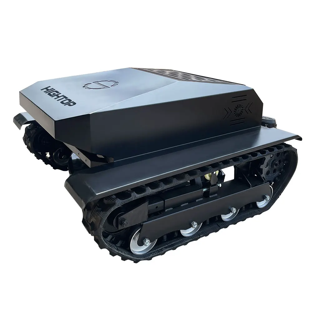 Hightop – tondeuse de jardin HT-800Pro, Robot sur chenilles avec télécommande, vente directe d'usine