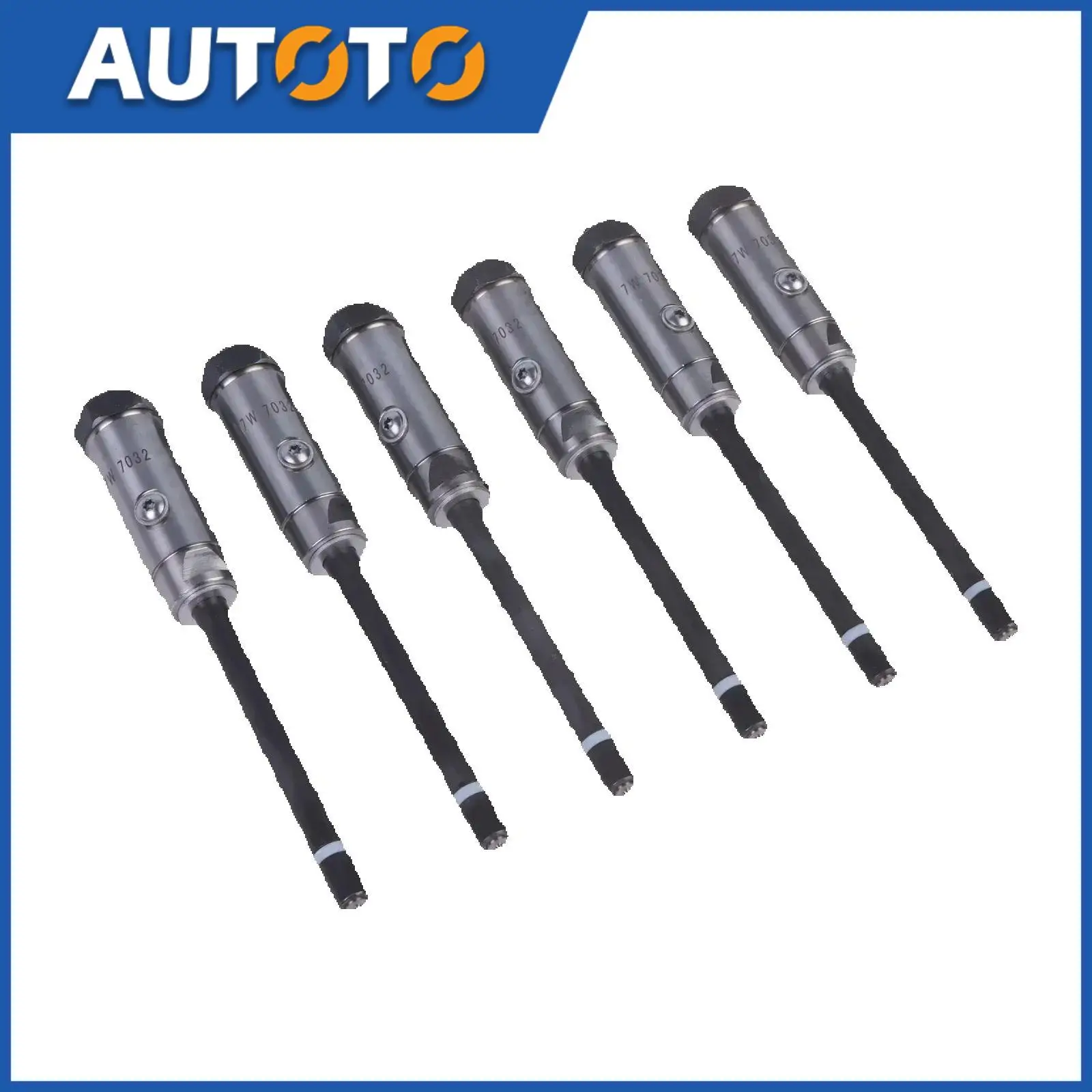 

6 шт. 7W-7032 топливная форсунка для двигателя Caterpillar D8N 3406B 3406C 3412