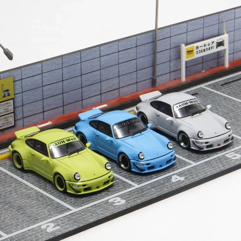 

Fast Speed 1:64 RWB 964 simulation alloy model - two sets of wheels