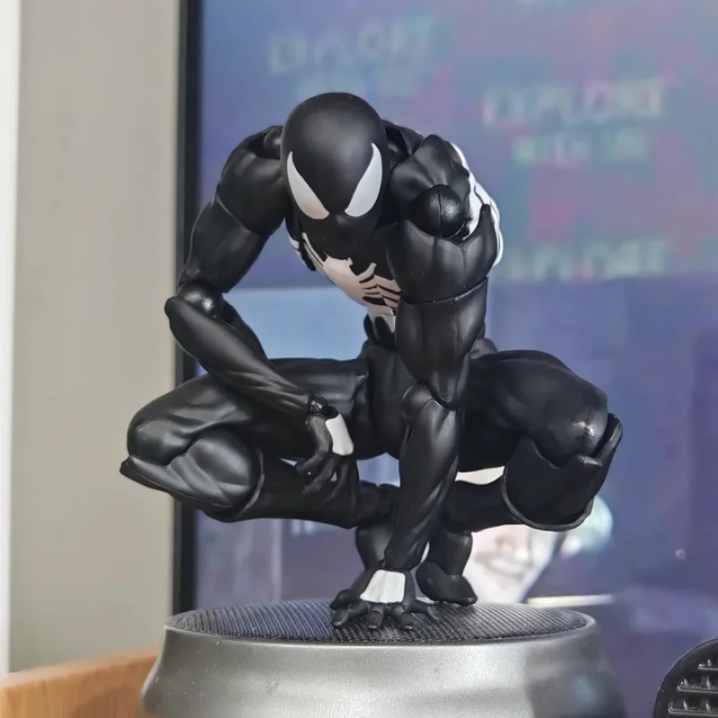 

In Stock Spiderman Symbiote Vemon Action Figure Spiderman Mafex 147 Spider Man Figurine Figura Collectible Model Gift
