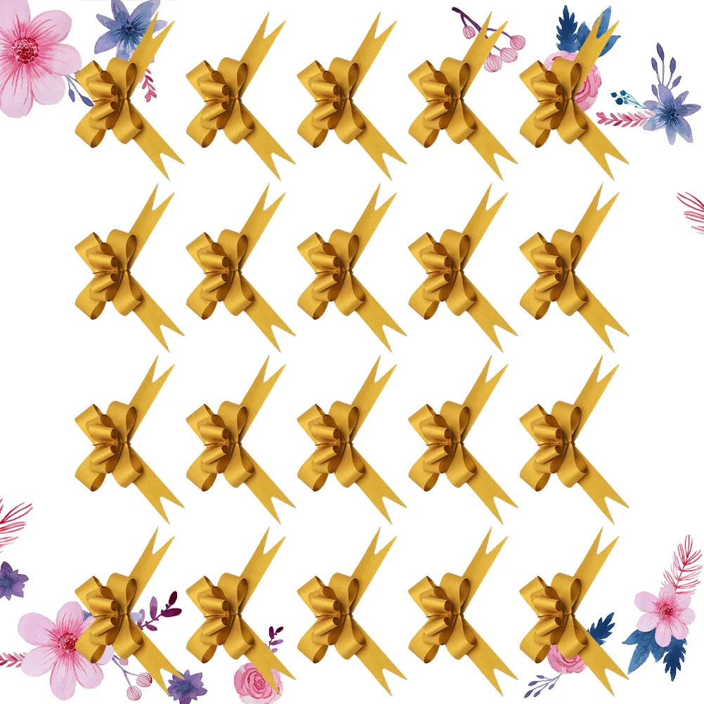 30 Pcs Pull Bows for Gift Christmas Tree Flash Drilling Wedding Decoration Gifts