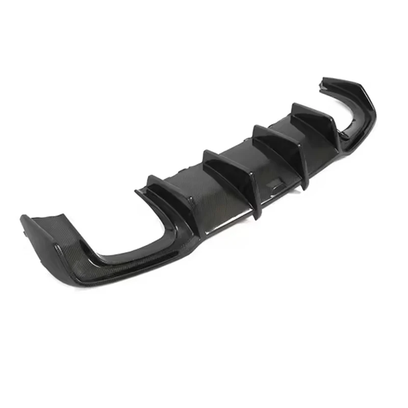 Diffusore per labbro paraurti posteriore in fibra di carbonio A3 S3 adatto per Audi A3 S3 2017-2018 Ture Factory Fitment