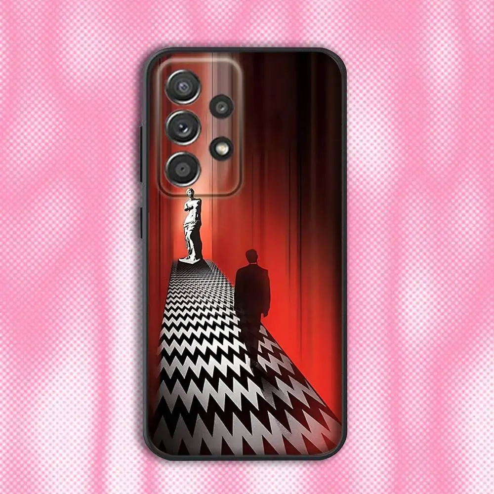 Twin Peaks Fire Walk with Me Capa de telefone para Samsung Galaxy A13, A21s, A22, A31, A32, A52, A53, A71, A80, Soft Black Shell
