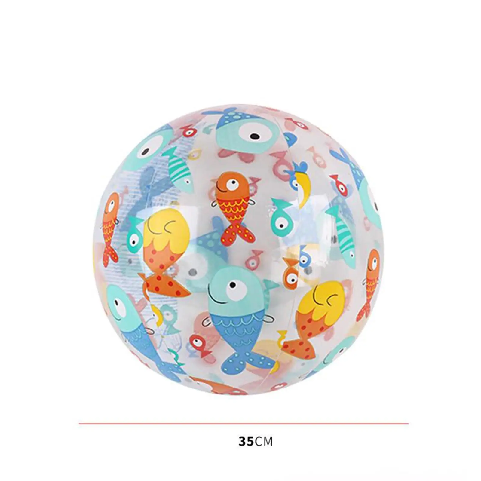 

Красочный надувной мяч для бассейна, пляжный аксессуар, водная игрушка 14 дюймов для летних развлечений на свежем воздухе для детей