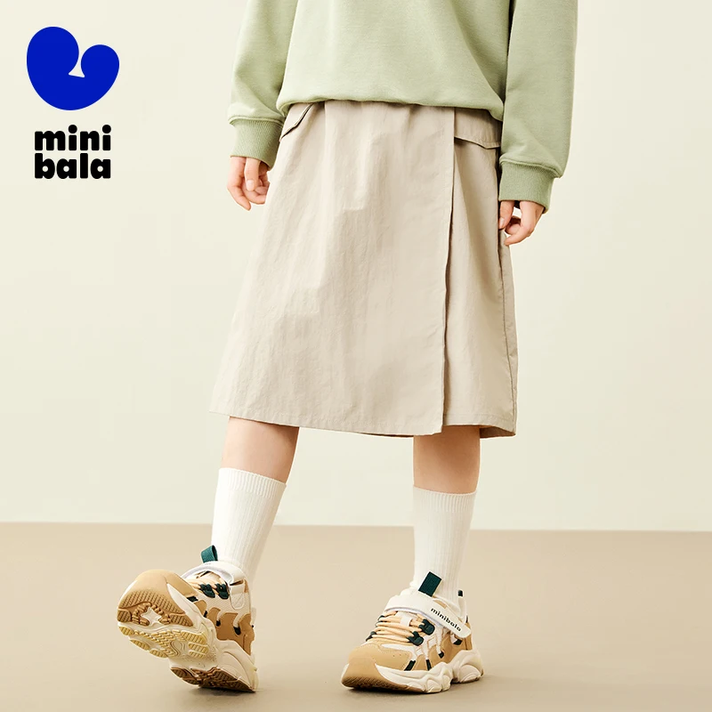 

Mini Bala Girls Outdoor Trendy Workwear Style Skirt Mother-Daughter Set Spring and Autumn New Arrival