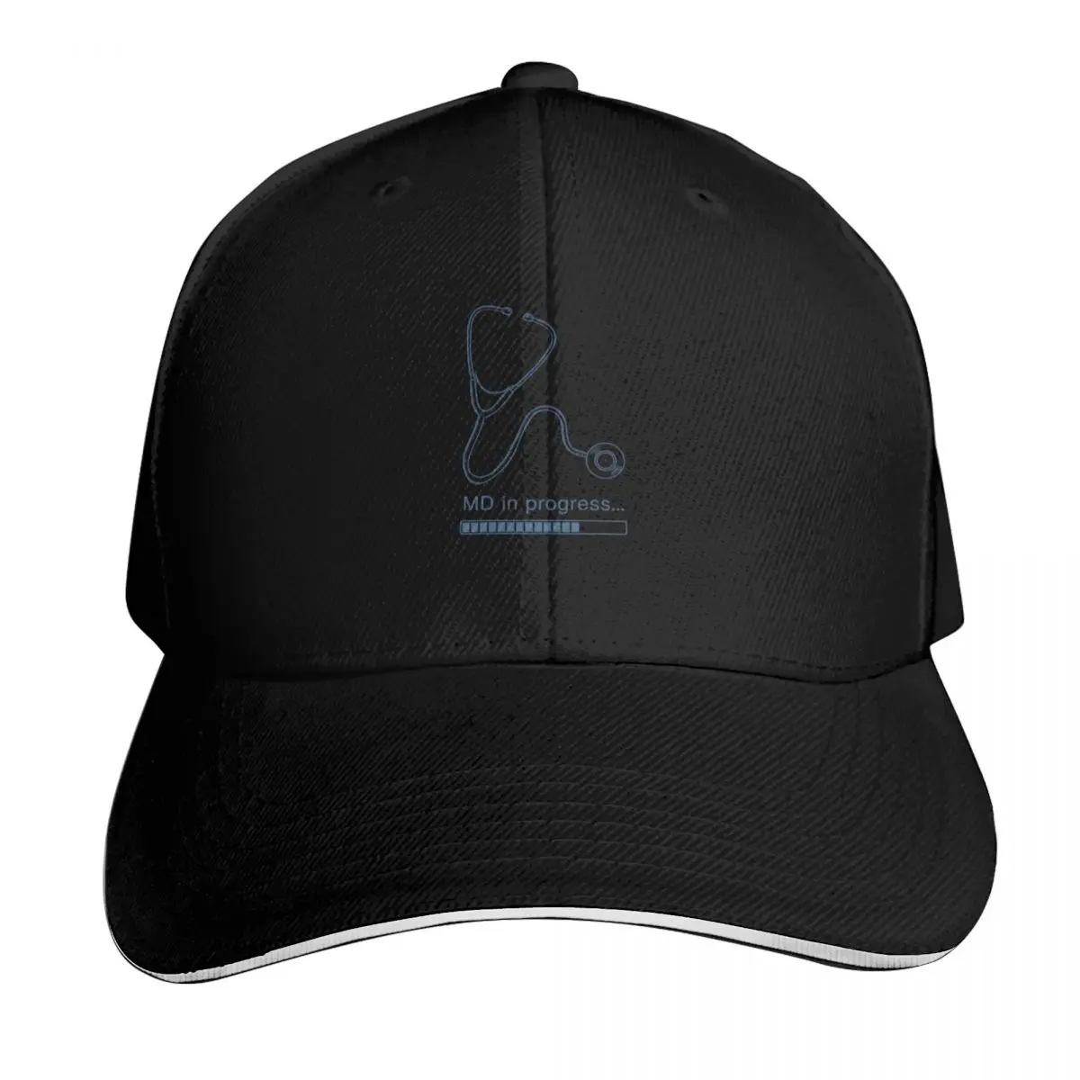 MD in progress Baseball Cap Summer Beach Travel Streetwear Hip Hop Trendy Vintage Retro Embroidered
