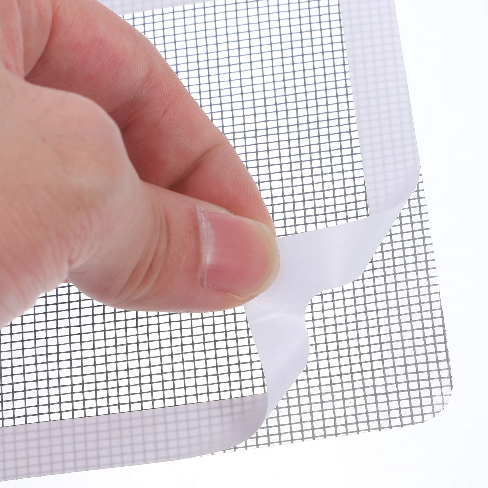 

30pcs Window Screen Repair Patch Adhesive Sticky Patches For Door Screen Fixing Small Holes Cracks Repair Kit White