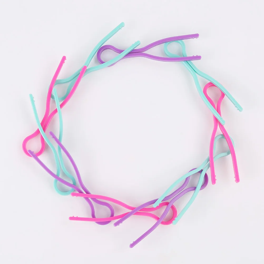 

30 Pcs Sewing Clips Plastic Bobbin Clip Wire Clip Sewing Thread Accessrioes Bobbin Sewing Organizer for Home Sewing