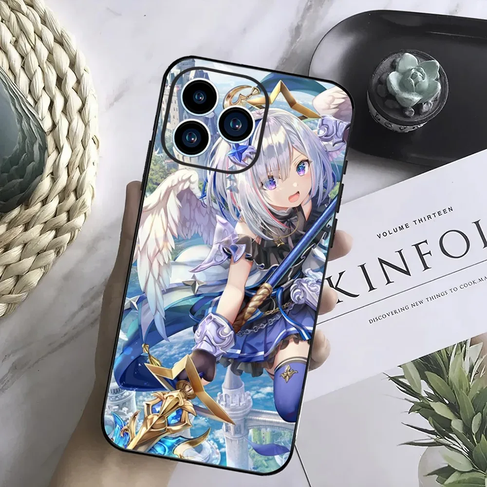 Virtual Idol Amane Kanata Phone Case For Samsung Galaxy A51 A71 A41 A21S A11 A03S A12 A32 A52 5G Silicone Cover