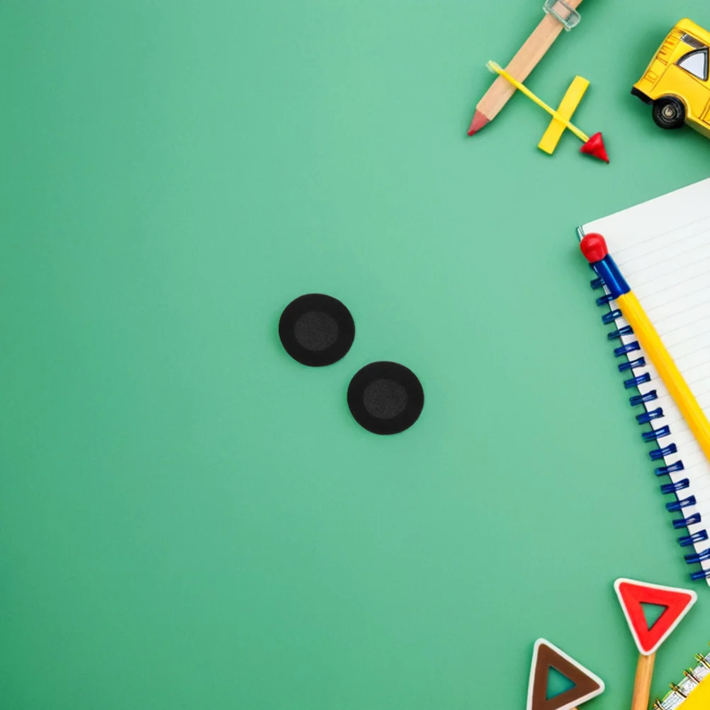 

30Pcs Round Sponge Earbud Cushions Soft Headset Ear Pad Covers Replacement for Headphones Gaming Music Calls Headphone Pads