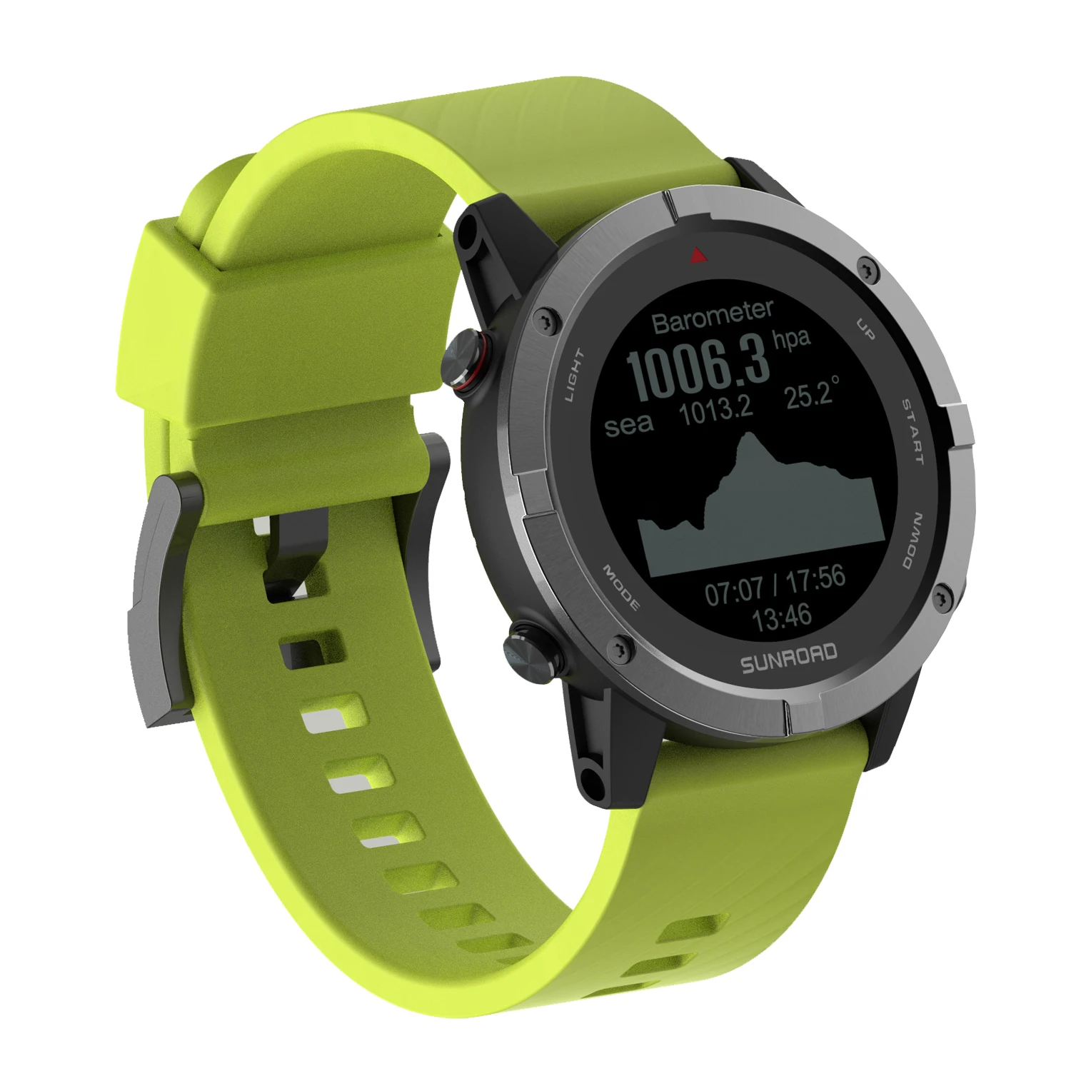 SUNROAD T3 GPS+GLONASS+Compass Outdoor Sports Watch Fitness Tracker Running 5ATM Waterproof Hard APP From Play store For Andriod