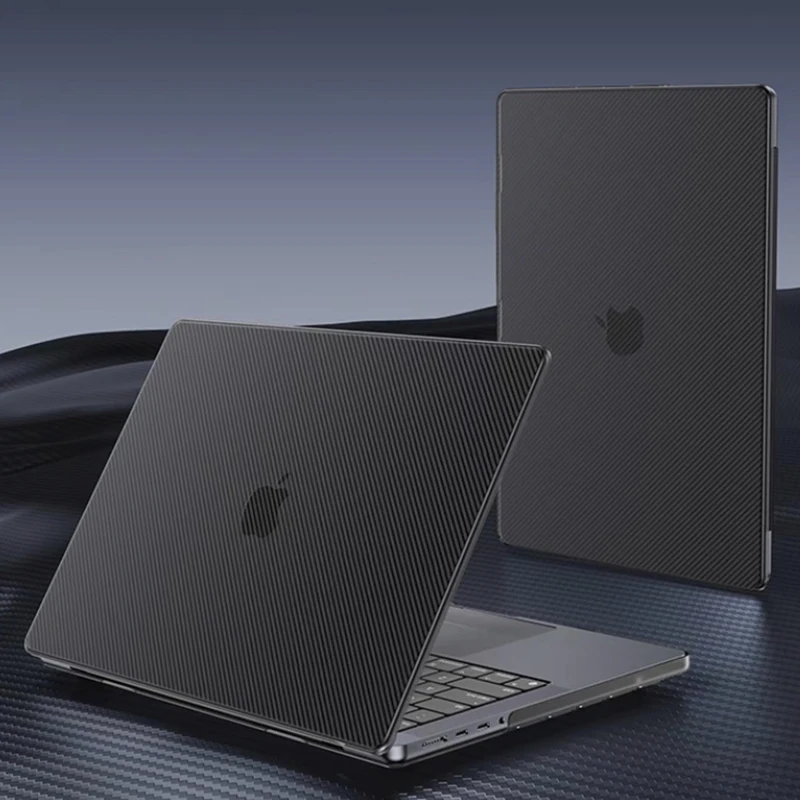 

Laptop Protective Case For Macbook Pro Air 13 14 15 16 Inch 2024 2023 2022 2021 2020 Carbon Fiber Cover New M3 M2 M1 A2780 A2337