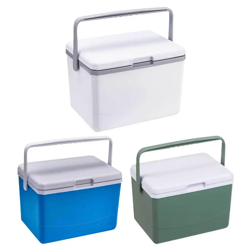 

5L Portable Outdoor Incubator Large Capacity Food Storage Box Cooler Ice Bottle Cooler Mini Fridge Heavy-Duty For Camping hiking