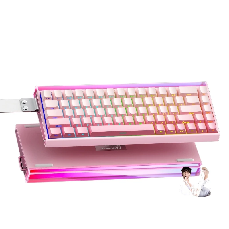 

Wolf Spider Hero68he Magnetic Axis Keyboard Mechanical Esports Game FPS Universal RT0.01 High Performance Wired Lightbox