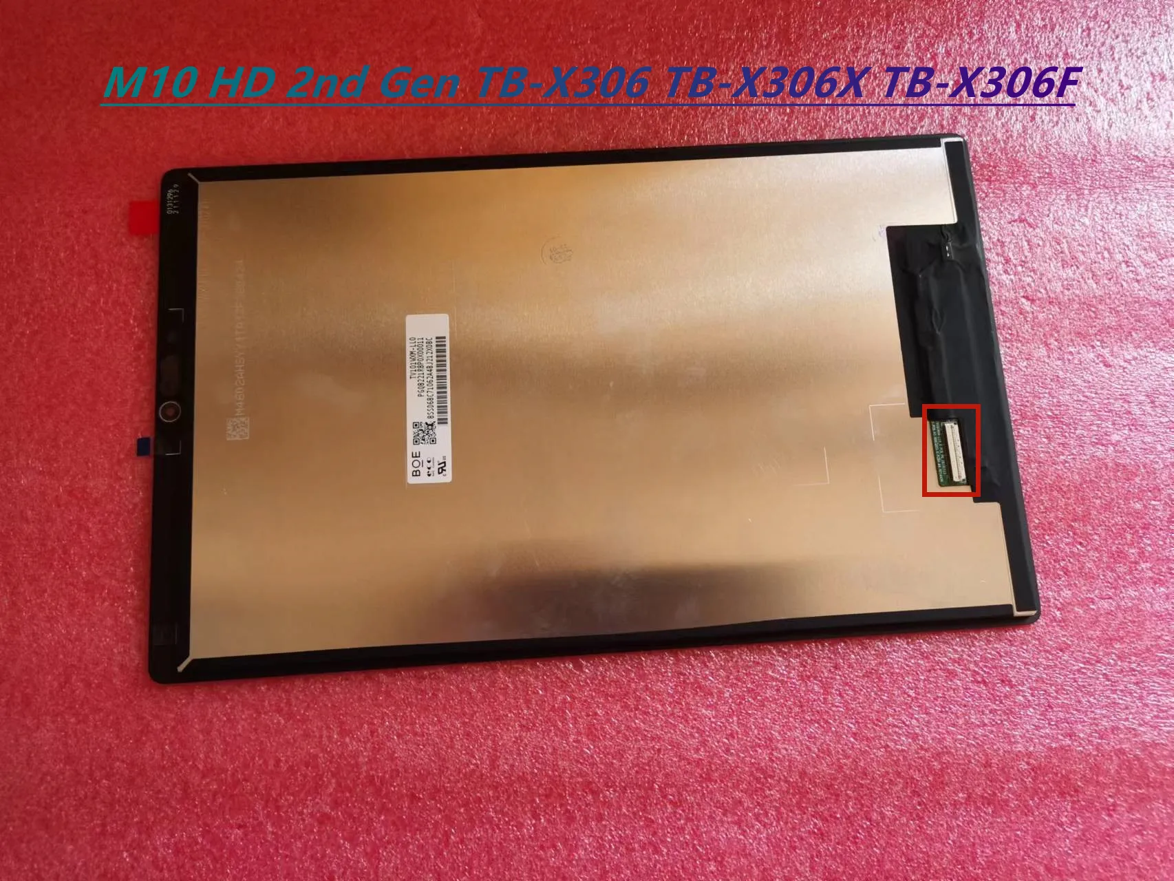 10.1'' Original For Lenovo Tab M10 HD 2nd Gen TB-X306F X306V X306X X306 LCD Display Touch Screen Dgitizer Assembly 100% Tested