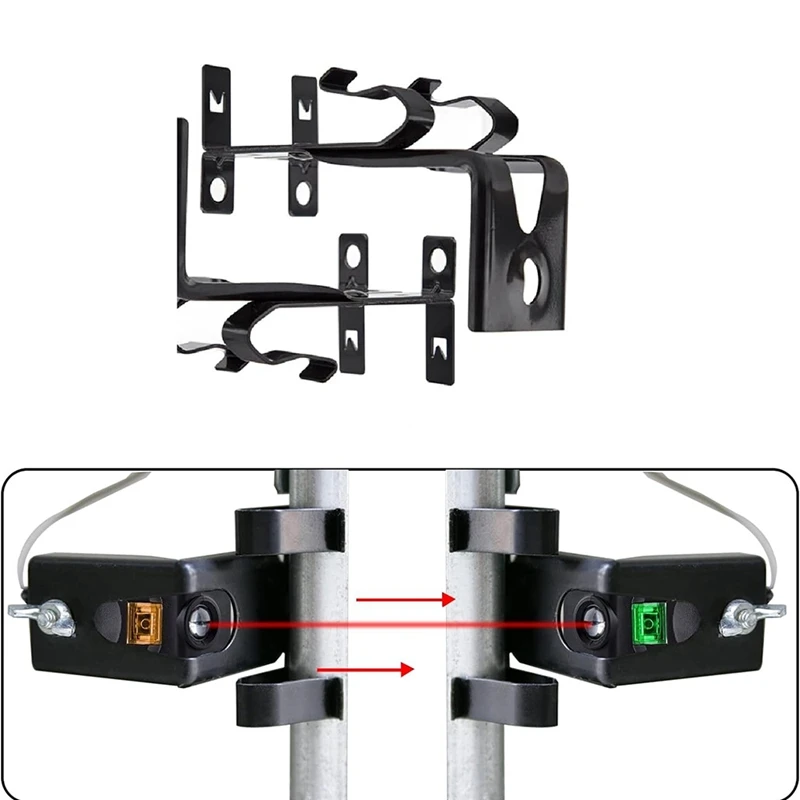 Garage Door 041-0136/41A5034 Safety Sensor Replacement Kit,Garage Door Repair Replacement Part Garage Sensor Brackets