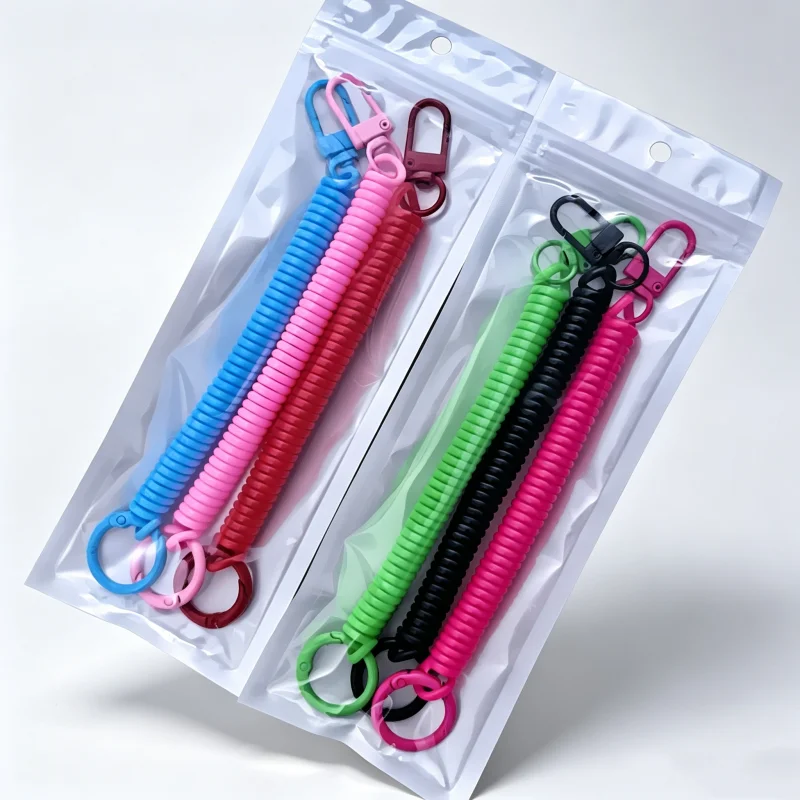 Colorful Spring Coil Lanyard D - Phone Accessories Chain ulasan dan harga