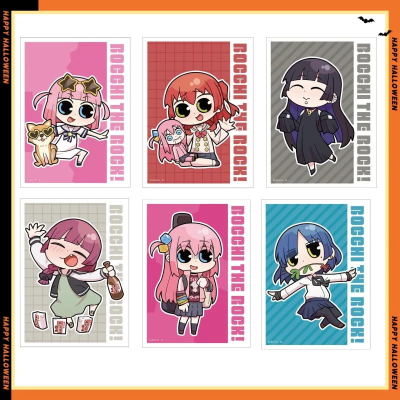 

New Anime Bocchi The Rock Acrylic keychain accessaries Cartoon funny Bag Pendant bag charm Keyring Friends Fans Gifts