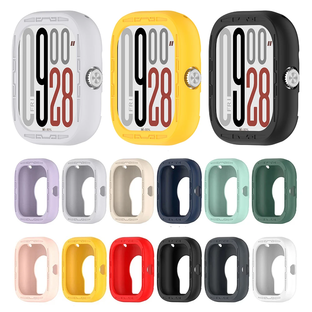 Soft Silicone Protective Case For Redmi Watch 5 Protector Shell Frame Bumper Cover For Redmi Watch 4