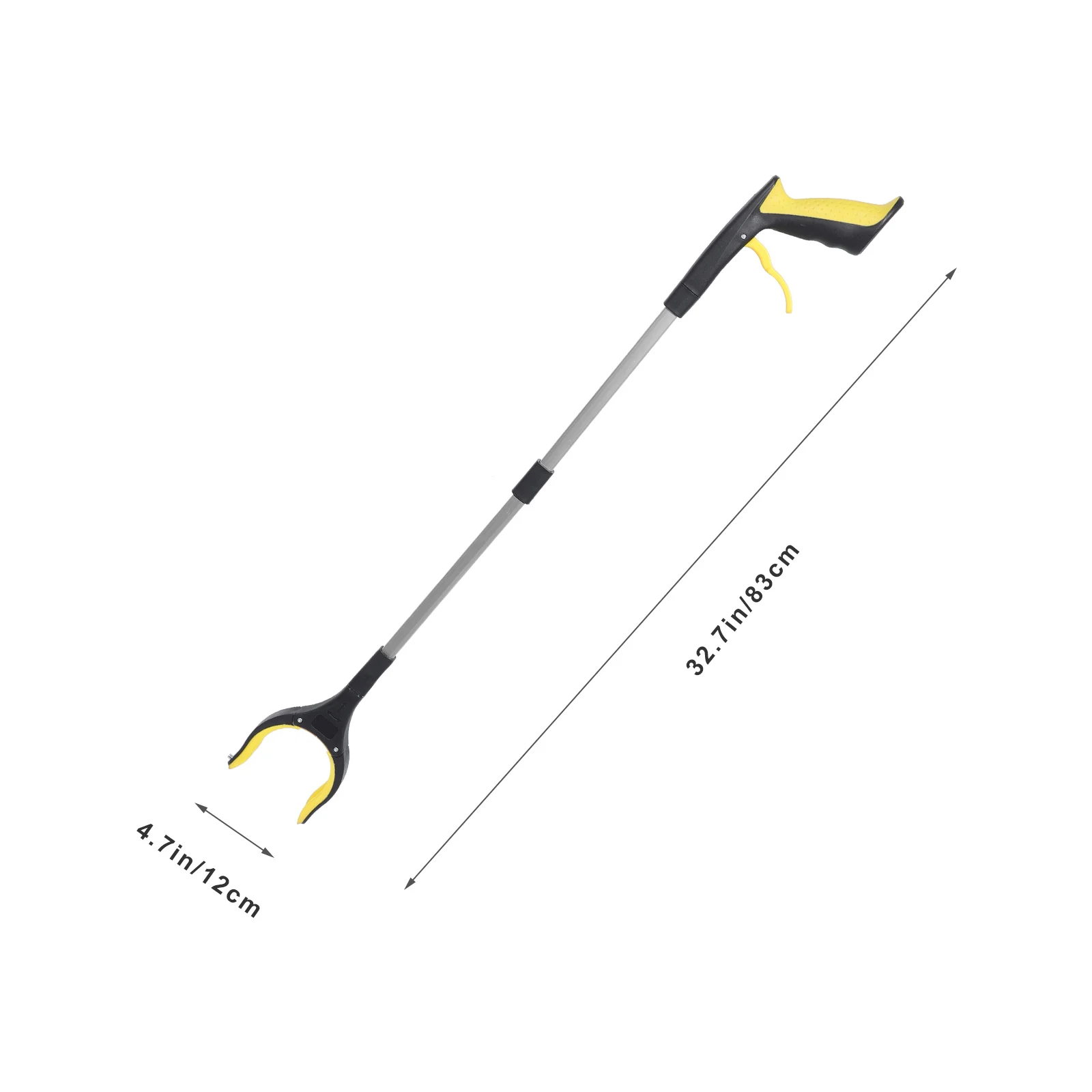 Herramienta de alcance, Clip de basura plegable, recogedor Simple, pastilla resistente para personas mayores