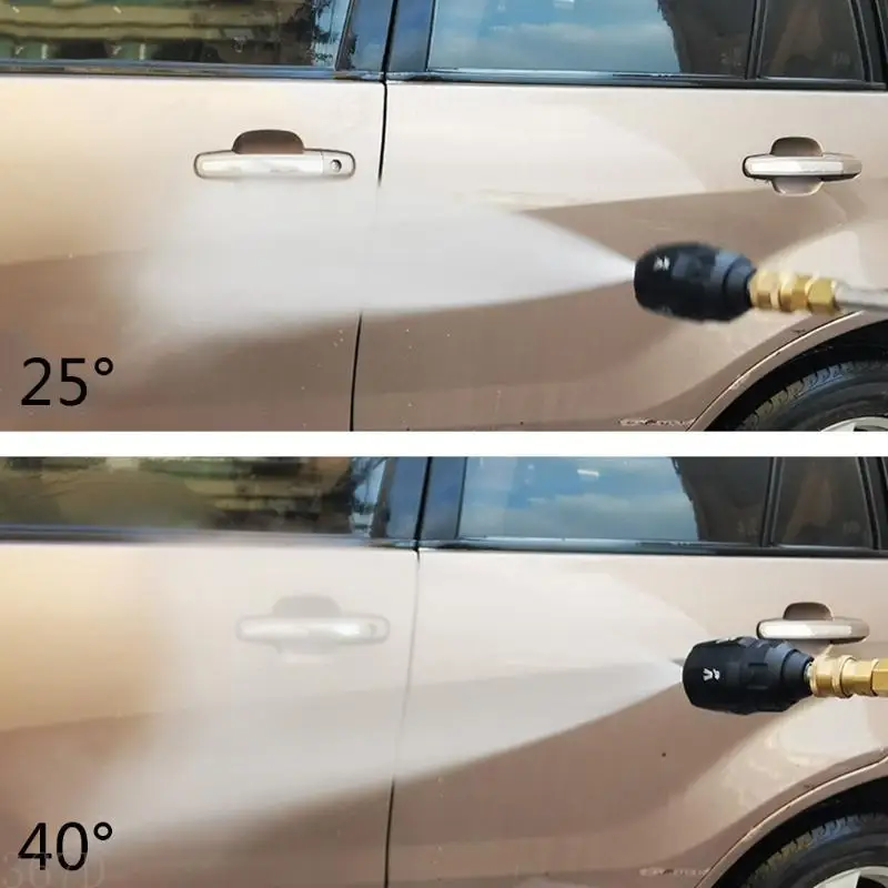 

AP28 5 In 1 High Pressure Washing Nozzle 1/4 Quick Connector Rotating 0 15 25 40 65 Cleaning Washer