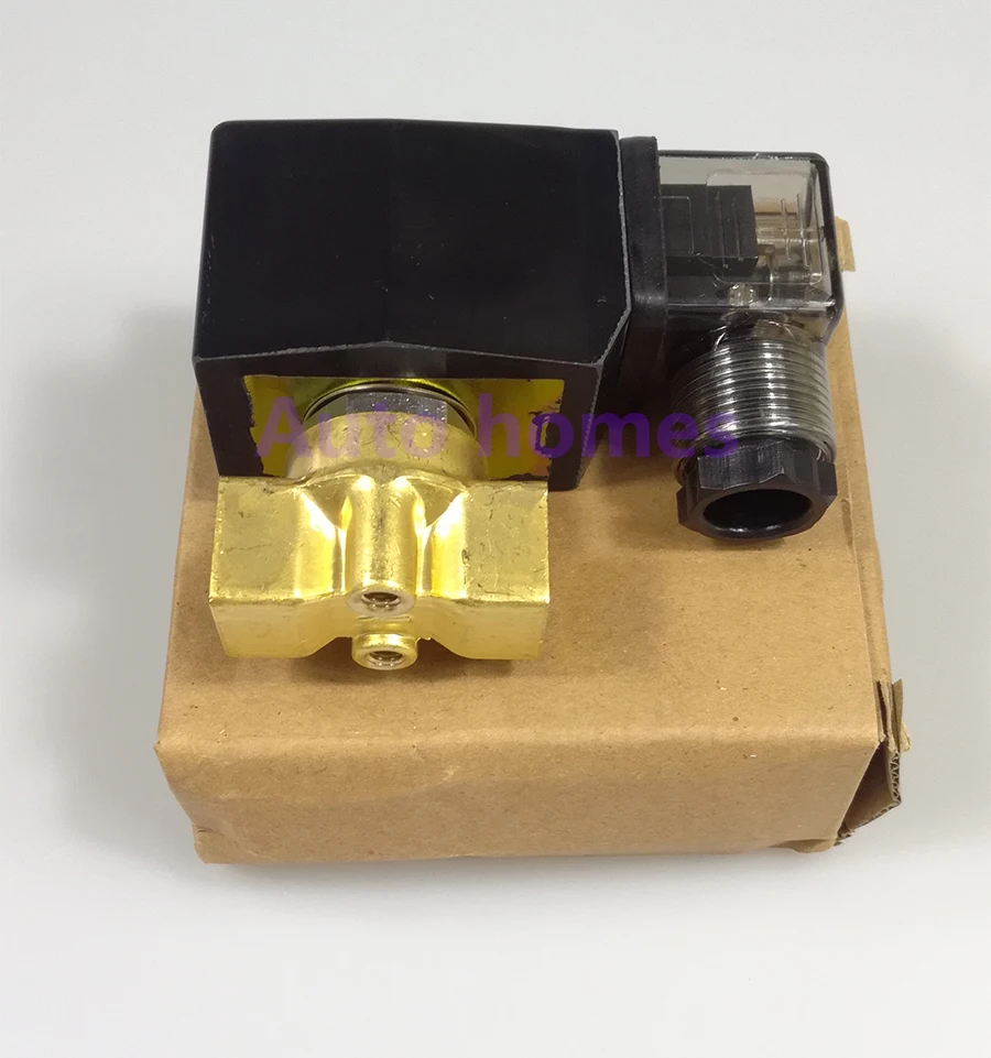 

2 way high pressure air solenoid valve 1/4"BSP normal close PG Brass water valve