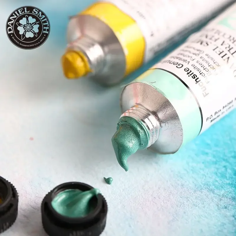 دانيال سميث الفنان المهنية طلاء بالألوان المائية 10/6 لون 5 مللي لون معدني ألفارو مجموعة فرشاة الرسم لوازم الفن القرطاسية