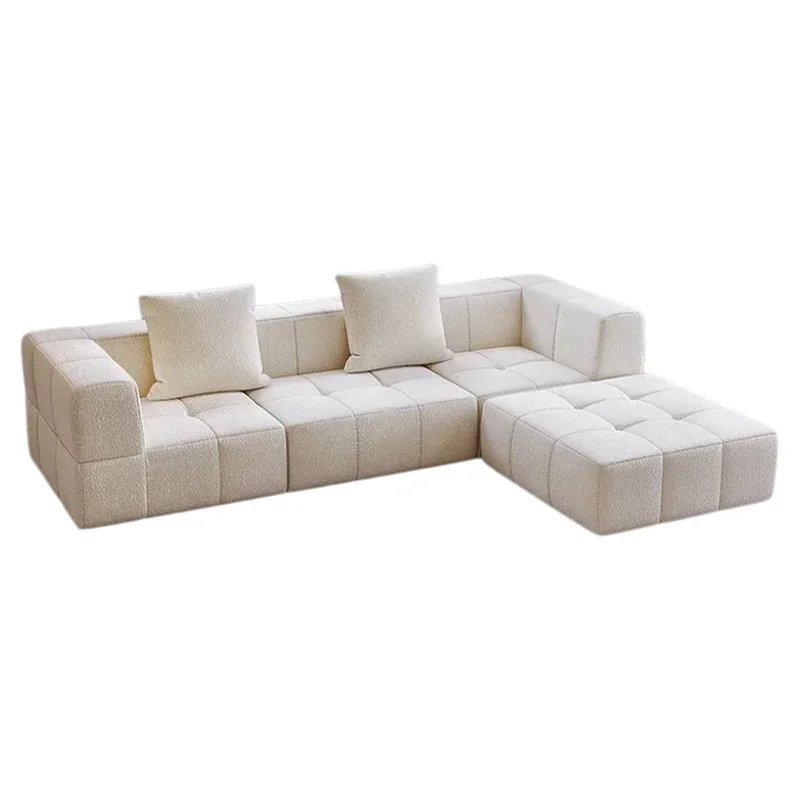 Italian Modern Vacuum Compressed Sofa L Shaped Memory Foam Vacuum Compressed Sofa Lounge Soft Divano Angolare Furniture Home