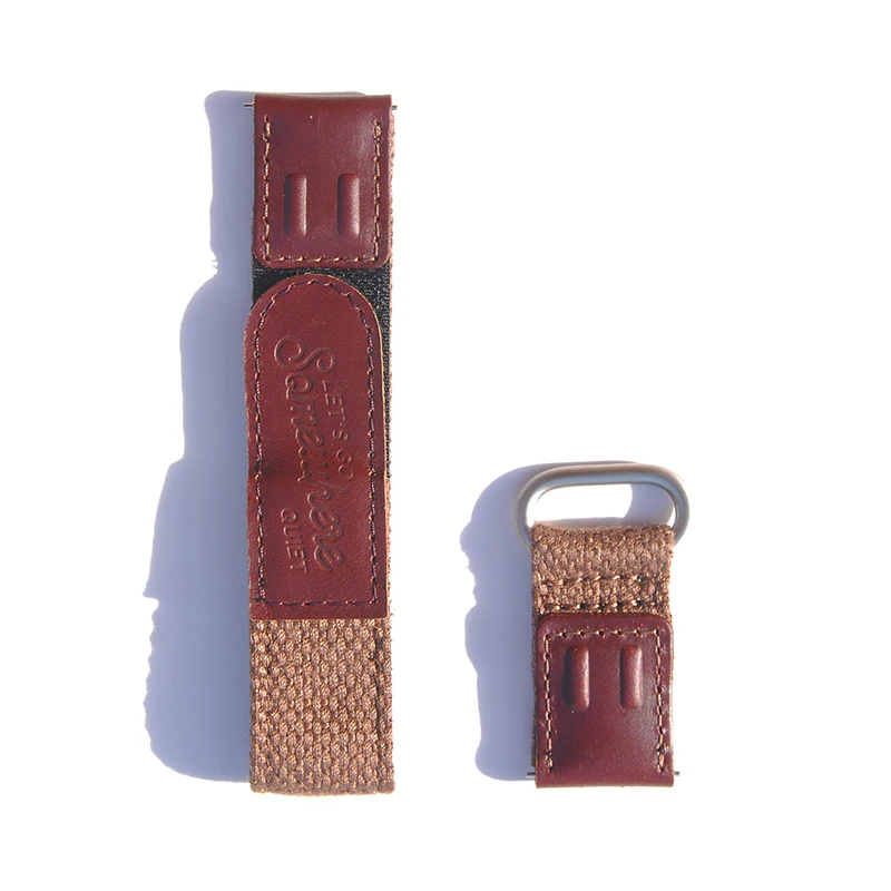 Genuine Leather Nylon Watch Strap Watch Band Wrist Straps For Men Quick Release 20MM 22MM