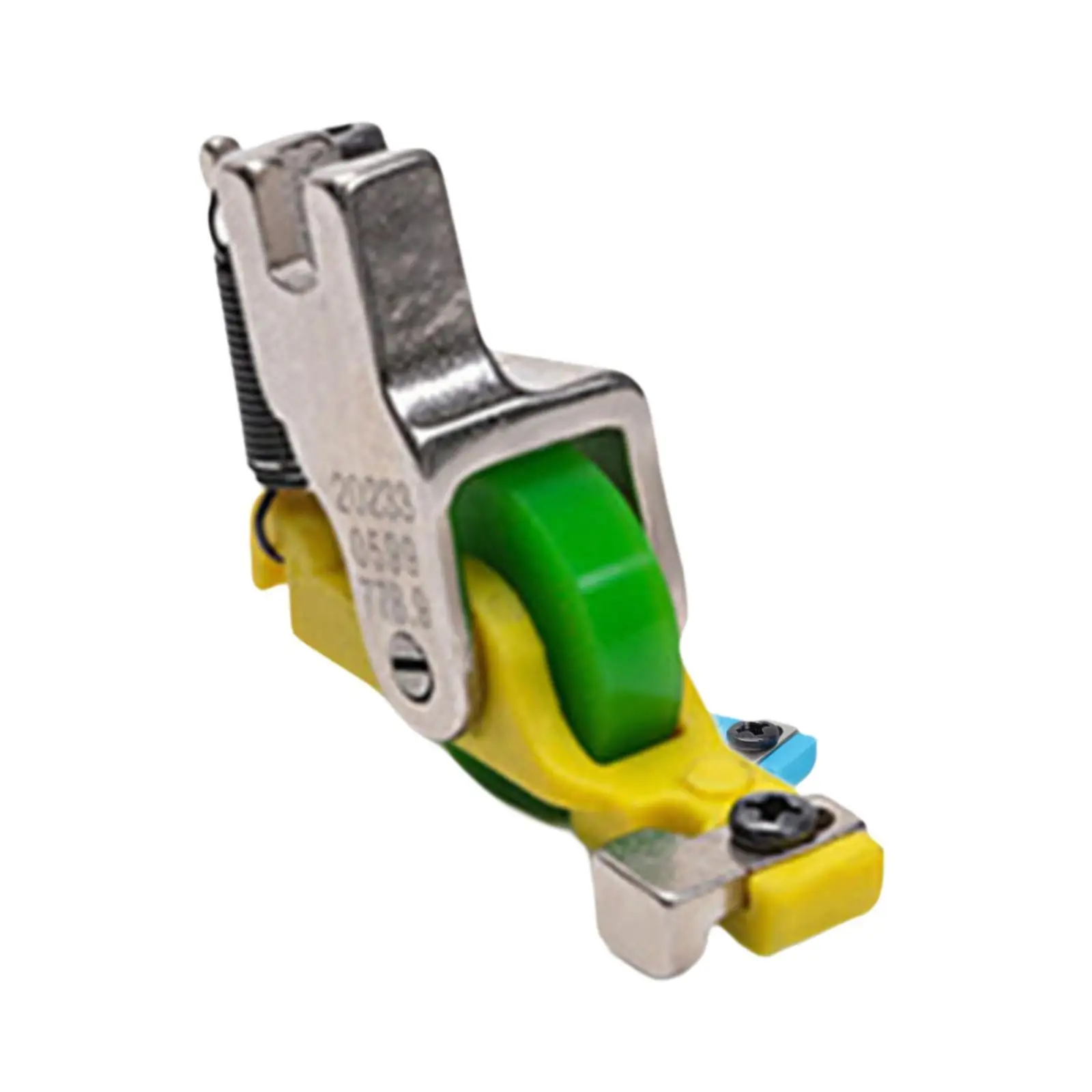 Versatile Sewing Machine Presser Foot with Roller for Zipper Hemming Attachment Supplies for Crafting Projects