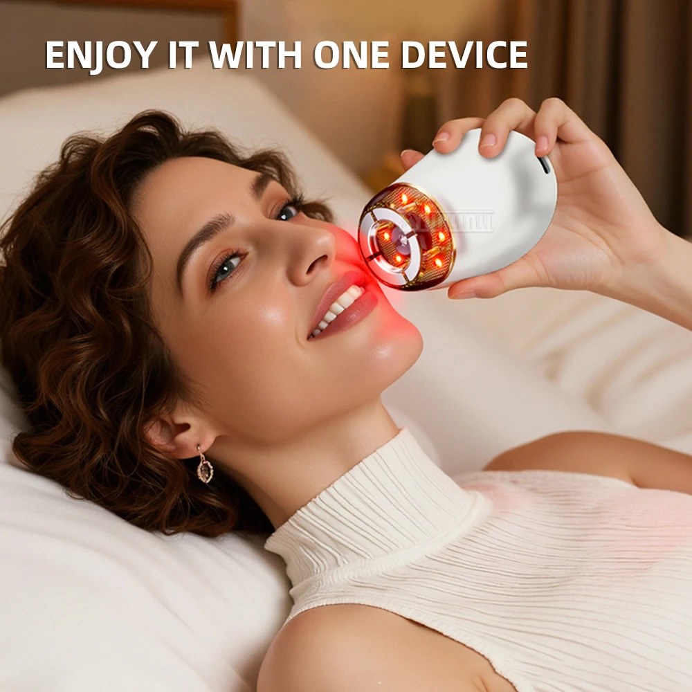 

Good Quality Variable Frequency Colored Light Micro-Current Introduction Massage Device for Relaxation And Skin Care