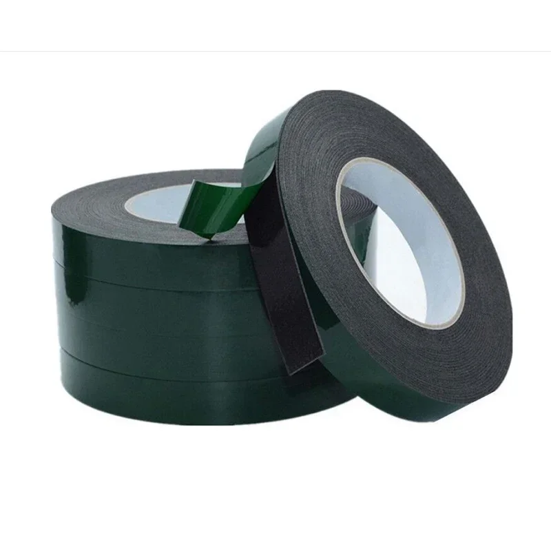 10m Double Sided Tape Strong Adhesive Black Foam Tape for Cell Phone Repair Gasket Screen PCB Dust Proof 1mm Thick