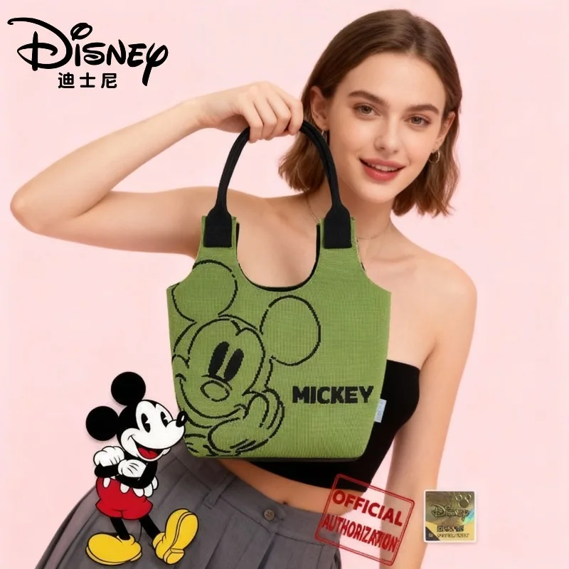 

Disney Fashion Luxury Creative Mickey Cute Shoulder Bag for Women's Daily Travel Portable Tote Bag Storage Bag