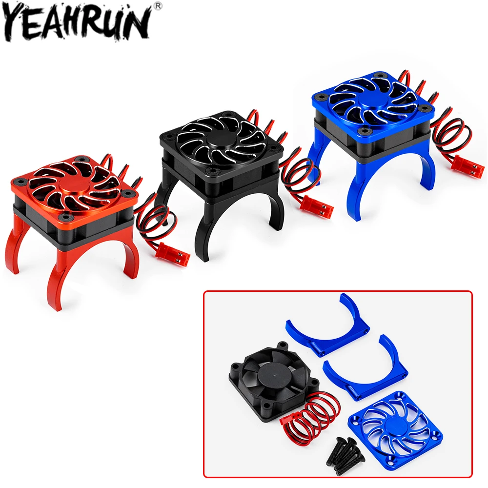 YEAHRUN Cooling Fan Heat Sink Fan Cover for T-raxxas Mini Maxx 1/16 RC Car Motor ESC Upgrade Parts
