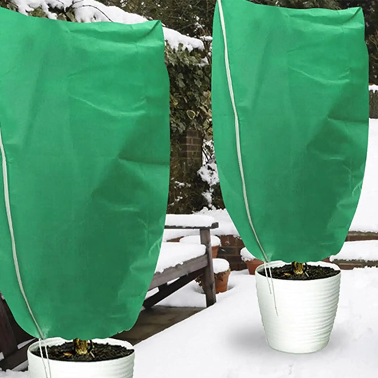 

Plant Protector Garden Plant Protection Cover For Winter Protector With Zipper Drawstring For Vegetable Outdoor Freeze Frost
