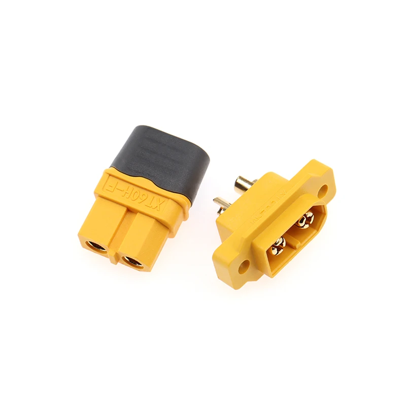 Male Connector for RC Drone Aircraft, FPV Racing Drone, Charging Socket, XT60E-M Mountable XT60E