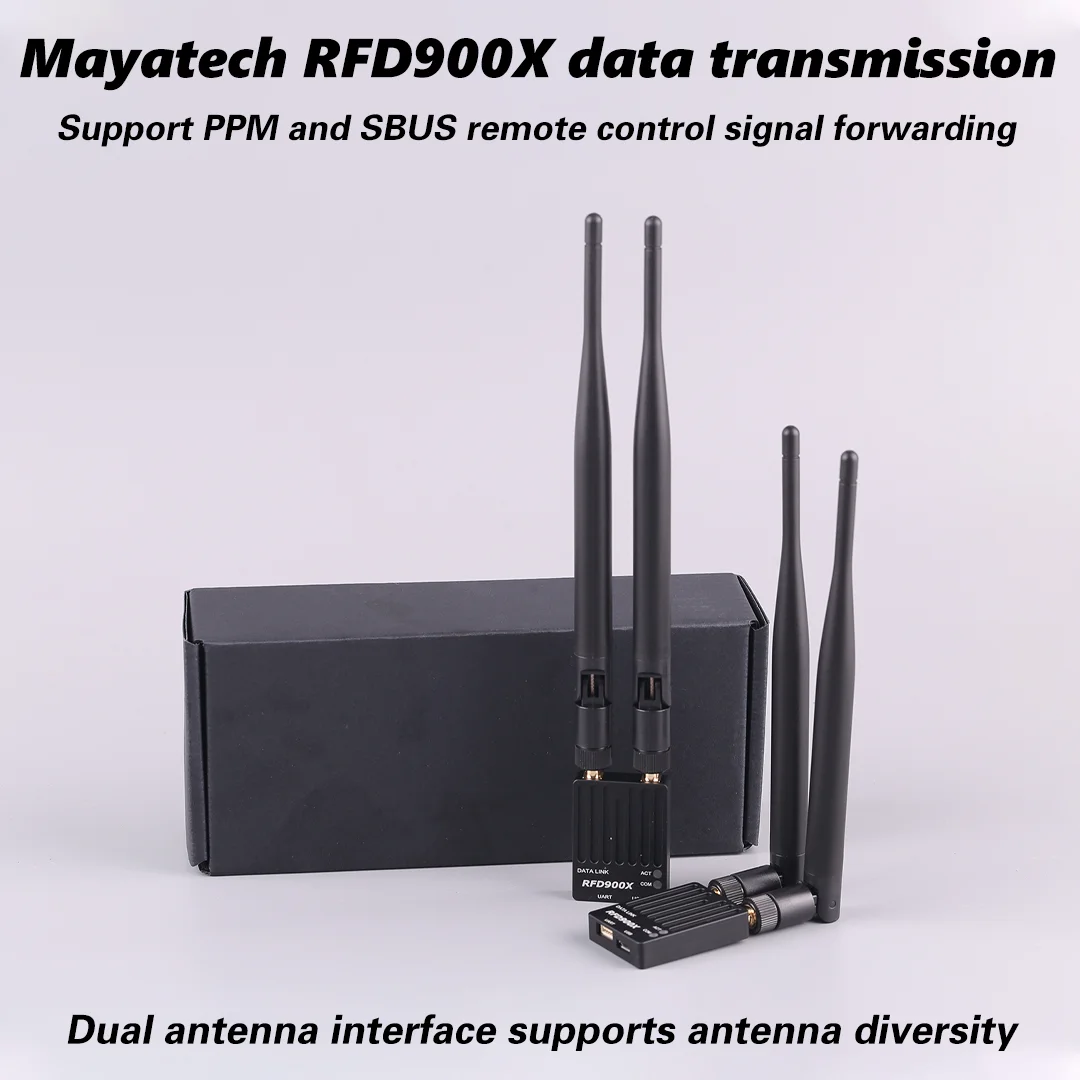 Mayatech Metal Shell RFD900X UAV Data Transmission Radio Long-range Data Transmission Module