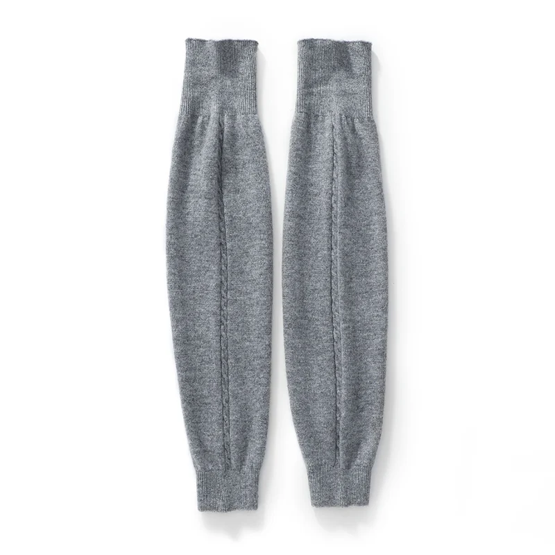 100% الكشمير منصات الركبة تمديد تدفئة الساقين للساق الباردة فوق الركبة الجوارب الطويلة مريحة مطاطا العجل حماة 58 سنتيمتر